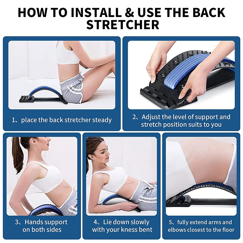 Back Massager Stretcher Equipment Massage Tools